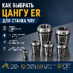 Как выбрать цангу ER для станка ЧПУ