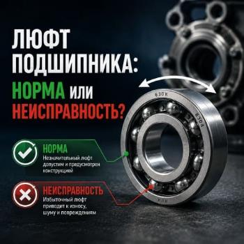 Люфт подшипника: норма или неисправность?