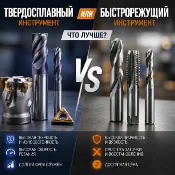 Твердосплавный или быстрорежущий инструмент: что лучше?