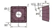 SPMT120408-PM VK1025  Пластина твердосплавная  ИПК