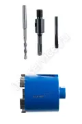 Коронка по бетону алмазная безударная сухая SDS-plus 82/72