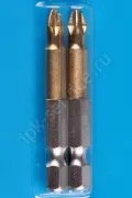 Биты PH2 X 50 TiN (карта 2 шт.)