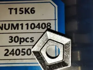 PNUM110408Т15К6(YT15)(Н10)  Пластина пятигранная сменная  ИПК