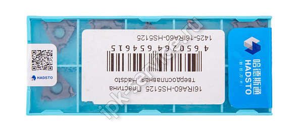 16IRA60-HS5125  Пластина твердосплавная  Hadsto