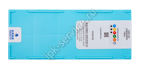 22IR400ISO-HS5125  Пластина твердосплавная  Hadsto