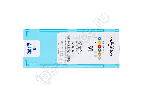 CCMT09T302-MP-HS7225  Пластина твердосплавная  Hadsto