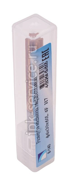 Развертка машинная твердосплавная  ф6х30х60L 6F  H7