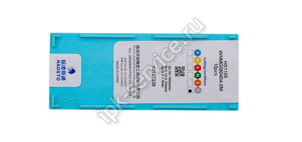 WNMG080404-SM-HS1105  Пластина твердосплавная  Hadsto