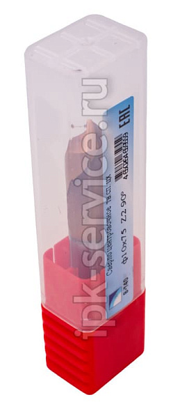 Сверло центровочное  тв.сп. цх ф10х75  Z2 90º