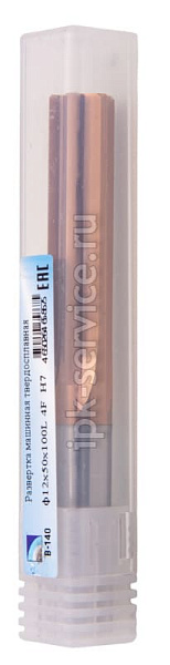 Развертка машинная твердосплавная ф12х50х100L 6F  H7