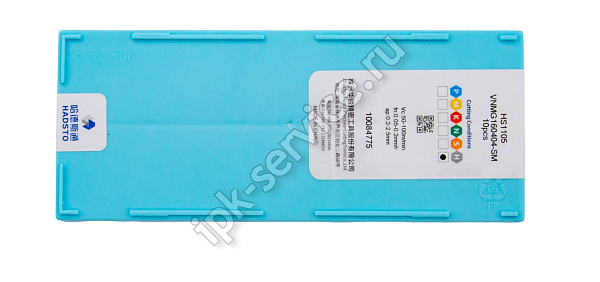 VNMG160404-SM-HS1105  Пластина твердосплавная  Hadsto
