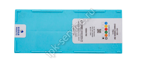 DNMG150608-SM-HS1105  Пластина твердосплавная  Hadsto