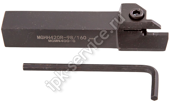 MGHH420R-98/160  Державка канавочная наружная торцевая  ИПК