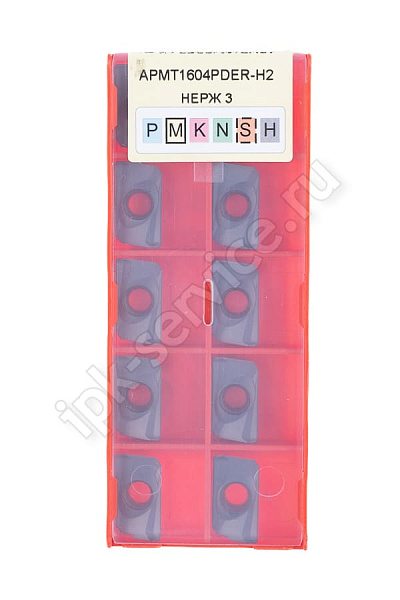 APMT1604PDER-H2 YP753  Пластина твердосплавная  ИПК