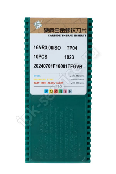 16NR3.00ISO TP04  Пластина твердосплавная  Fengyi