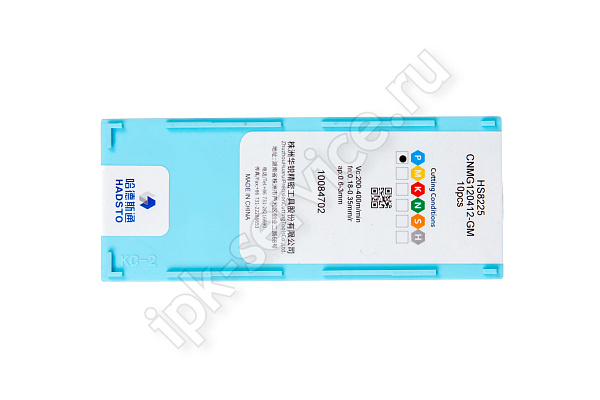 CNMG120412-GM-HS8225  Пластина твердосплавная  Hadsto