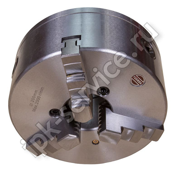 Патрон токарный  K11-200/D6 3-х кулачковый кэмлокк  FUERDA