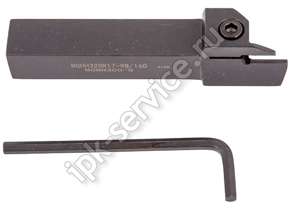 MGHH320R17-98/160  Державка канавочная наружная торцевая  ИПК