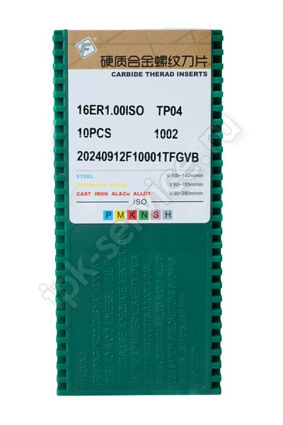 16ER1.00ISOТР04  Пластина твердосплавная  Fengyi