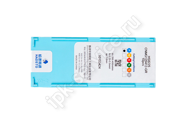 CNMG120412-GR-HS8225  Пластина твердосплавная  Hadsto