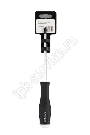 Отвёртка крестовая с обрезин. рукояткой  PH2*125 (Подвес/Блистер ИПК)
