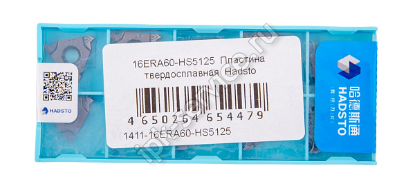 16ERA60-HS5125  Пластина твердосплавная  Hadsto