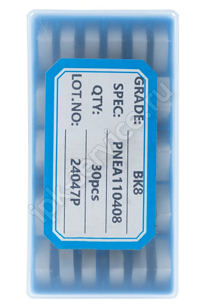 PNEA110408ВК8(YG8)(B35)  Пластина пятигранная сменная  ИПК
