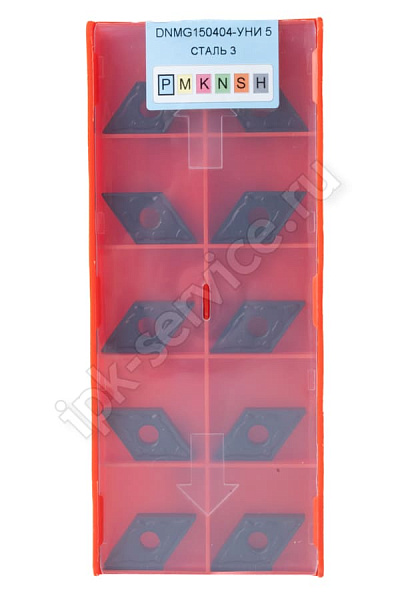 DNMG150404-GM YC332  Пластина твердосплавная  ИПК