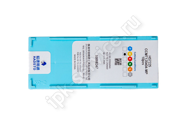 CCMT120404-MP-HS7225  Пластина твердосплавная  Hadsto