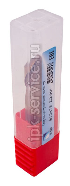 Сверло центровочное  тв.сп. цх ф12х75  Z2 90º