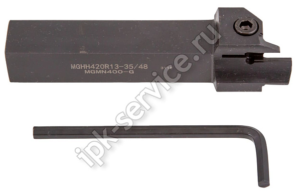MGHH420R13-35/48  Державка канавочная наружная торцевая  ИПК