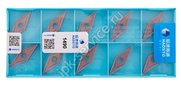 VNMG160404-SM-HS7115  Пластина твердосплавная  Hadsto
