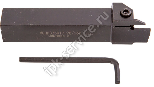 MGHH325R17-98/160  Державка канавочная наружная торцевая  ИПК