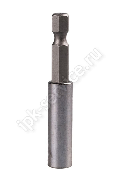 Адаптер магнитный 60 mm 1/4'' HEX, нерж SS-CHROME