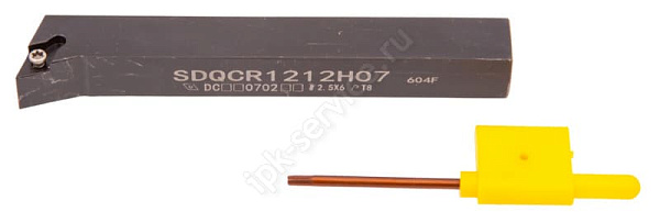 SDQCR1212H07  Державка токарная наружная  ИПК