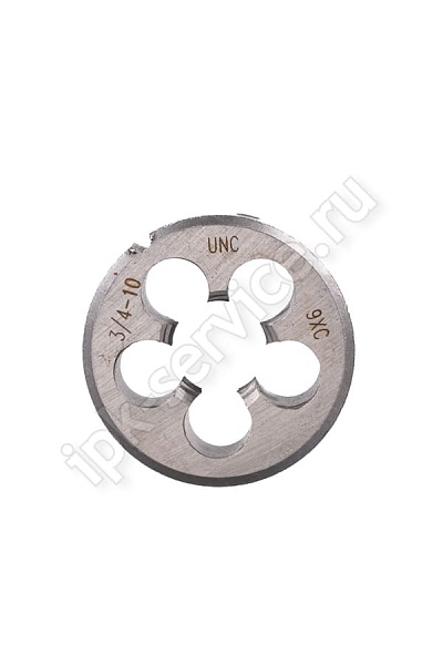 Плашка дюймовая UNC  3/ 8 (16 ниток, 9ХС)