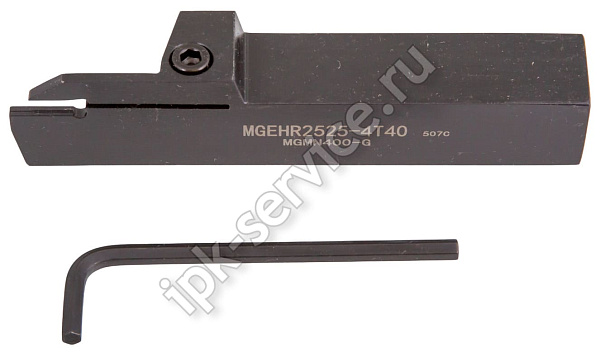 MGEHR2525-4T40  Державка канавочная наружная  ИПК