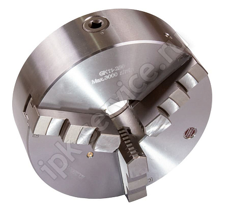 Патрон токарный  GK11-250   3-х кулачковый стальной FUERDA  DIN6350