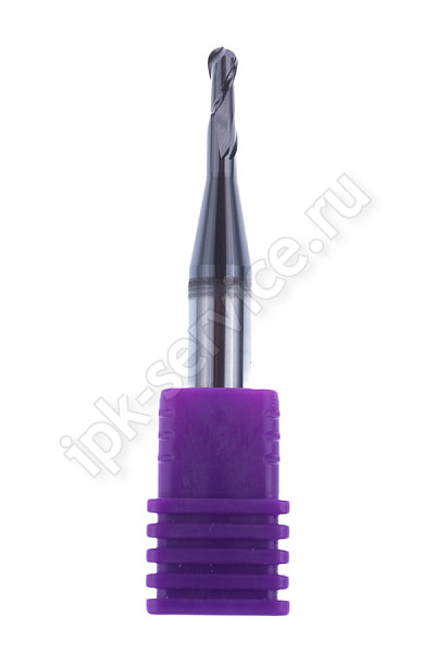 TB2SR0200BLG-LU40  Фреза сферическая ц/х тв.сп.   Ф4   L=50    Z2  Hadsto