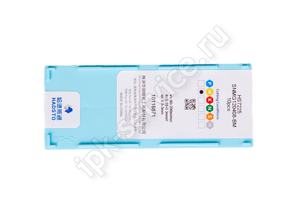 SNMG120408-BM-HS7225  Пластина твердосплавная  Hadsto