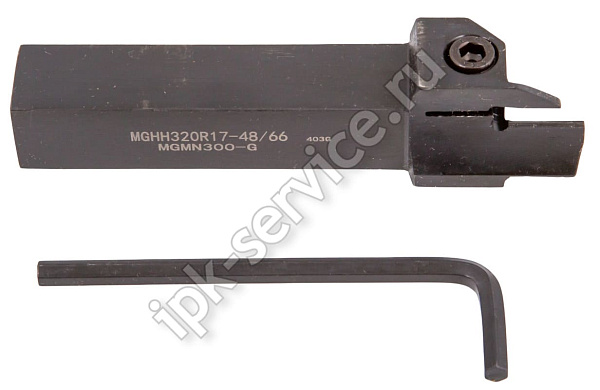 MGHH320R17-48/66  Державка канавочная наружная торцевая  ИПК