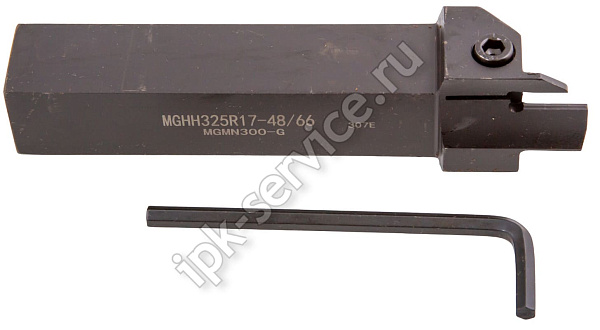 MGHH325R17-48/66  Державка канавочная наружная торцевая  ИПК