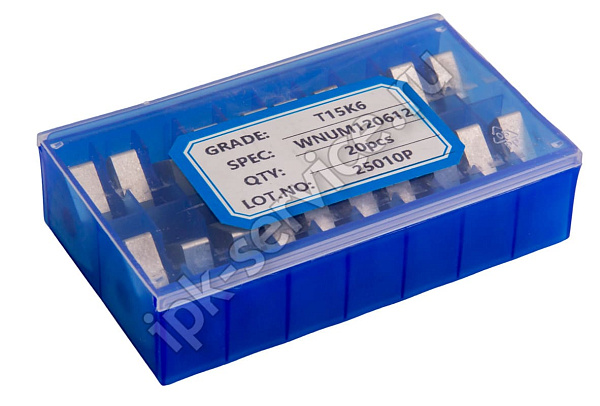 WNUM120612Т15К6(YT15)  Пластина ломаный треугольник сменная  ИПК