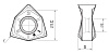 WNMU080608 YP730  Пластина твердосплавная  ИПК