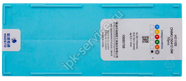 DNMG150412-SM-HS1105  Пластина твердосплавная  Hadsto