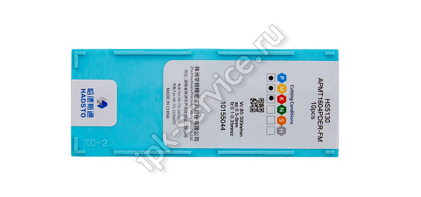 APMT1604PDER-FM-HS5130  Пластина твердосплавная  Hadsto