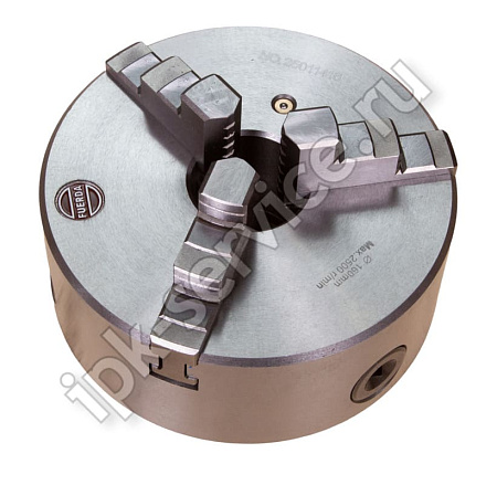Патрон токарный  DK11-160   3-х кулачковый чугунный FUERDA  DIN6350
