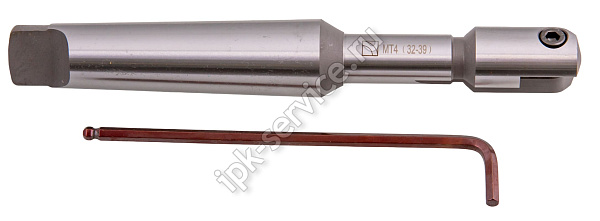 Оправка (державка) для перовых сверл  ф32-39 мм к/х КМ4 L-230 мм