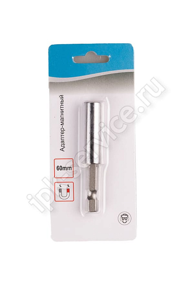 Адаптер магнитный 60 mm 1/4'' HEX, нерж SS-CHROME
