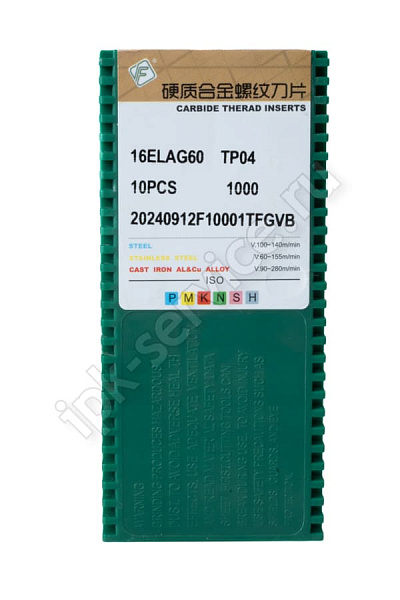 16ELAG60 TP04  Пластина твердосплавная  Fengyi